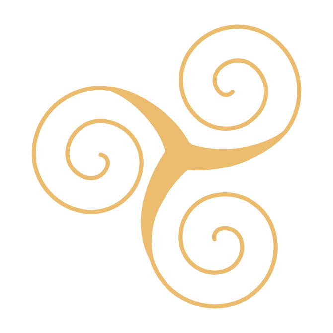 Gold triskele